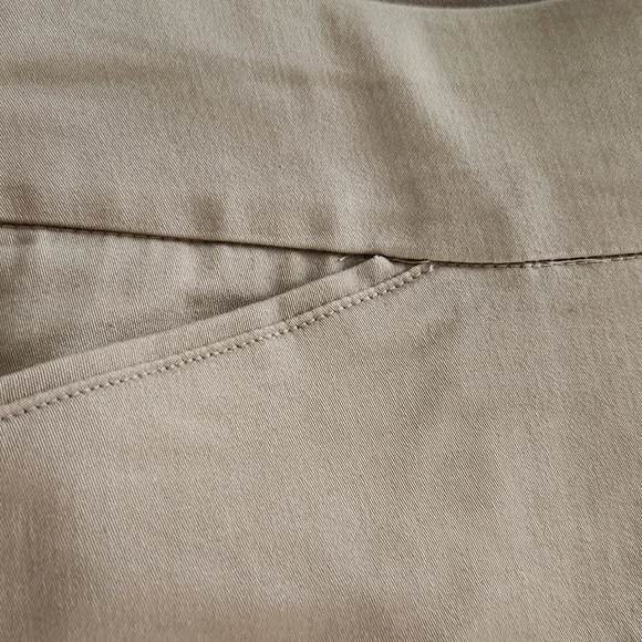 Croft & Barrow Tan Straight Leg Pants - Picture 3 of 4